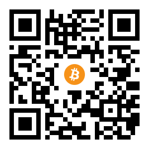 bitcoin:134h7CWfuc91j3LMheRzUqihAPZfSvfsgC black Bitcoin QR code