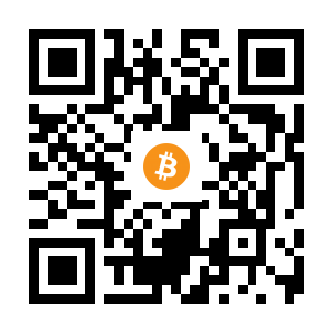 bitcoin:134uH1a4My5P5QLy3X4yG5xvazxST2TWko black Bitcoin QR code
