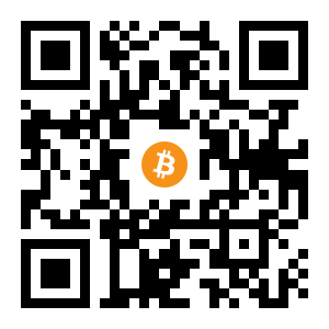 bitcoin:135Zbk8hTMefvBjfXJZ3QTbRKScKJJMyUi black Bitcoin QR code
