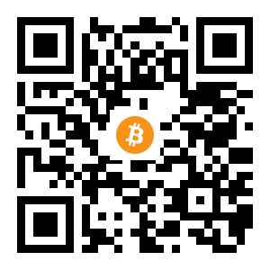 bitcoin:135rqGHFwPdLds8ALCwdr7CbFS4mvPS2Bv black Bitcoin QR code