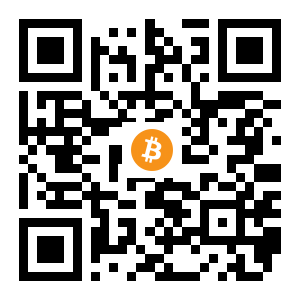 bitcoin:136BK5z8eHjfcdEKR6WcxXXDvSevAia81t black Bitcoin QR code