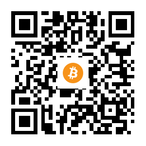 bitcoin:136PQdwFhohVC2ra1WRTs6YQgpvzEBdqxD black Bitcoin QR code