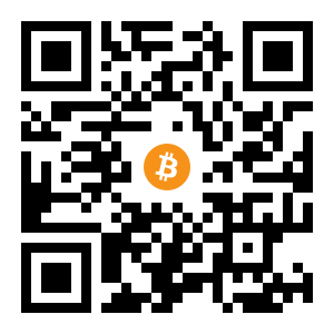 bitcoin:136fNvBw2Zqtbinsx6neonR54BKWgF4pT9 black Bitcoin QR code