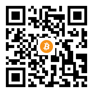 bitcoin:136uU9QDkCs9UwHoW3ahC4veaCgLHZ9mxK black Bitcoin QR code