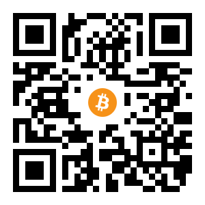 bitcoin:137mFLg65FHFAQfnrkmz8Ty9Mawfx71R9E black Bitcoin QR code
