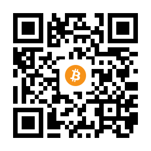 bitcoin:1388gzCezk5dkmufrC35CcYhj4C6YLJjL2 black Bitcoin QR code