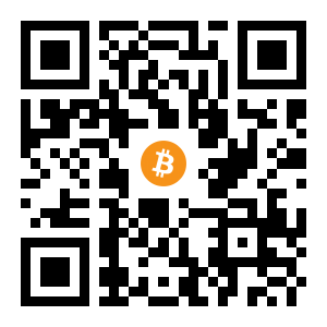 bitcoin:1397r6hpD4DU28GXG2PW3DD5LT4xRBytgA black Bitcoin QR code