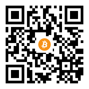 bitcoin:1398rRkVLXReugofK4cq9iFoZsehAunzN1 black Bitcoin QR code