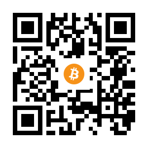 bitcoin:13ACvVSUKeQ57zBtENsJtHManPTJ5sZuRw black Bitcoin QR code