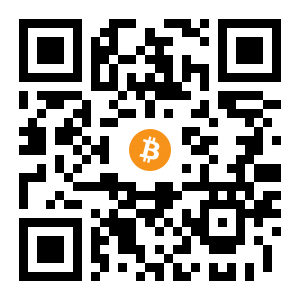 bitcoin:13AE731VM8trqa2PmiFpchbeHTmQ9Lmsrg black Bitcoin QR code