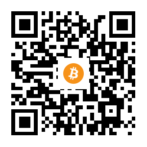 bitcoin:13BTMTv7ZbXWzTeRgZ4tyxtRj8uVFwNd4P black Bitcoin QR code
