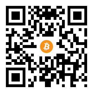 bitcoin:13BYyMG3Gdx47AKpFVy5KrJMwLvYDhPnCQ black Bitcoin QR code