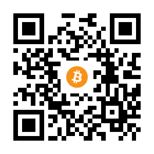bitcoin:13BxfFMDa7W3MXH2tPTwxq94zY4DX1iRrM black Bitcoin QR code