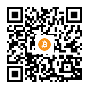 bitcoin:13CSSopq9BXAC6EcVshQnsznCN5p3iHw6f black Bitcoin QR code