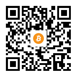 bitcoin:13Cm539TEe7caV9KABzSUpwYQ3JYb3PX8P black Bitcoin QR code