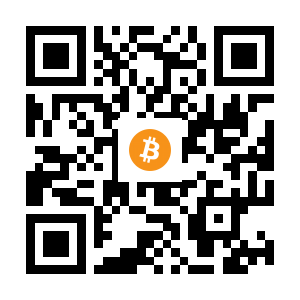 bitcoin:13CpqgahmoUFmgTg9JpgVEQFTmVmgQf3i8 black Bitcoin QR code