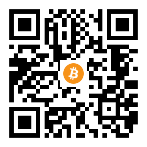 bitcoin:13DUcZAYACY9g3AQsBADxky1ndYu5zk8eq black Bitcoin QR code