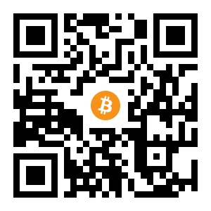 bitcoin:13DhGanbepHLCLmFA28wxzgWzUDp85RNDH black Bitcoin QR code