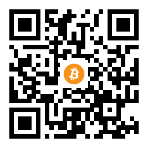 bitcoin:13DyBwhpDw6152q1drbK2US5S3CdY1mRnU black Bitcoin QR code