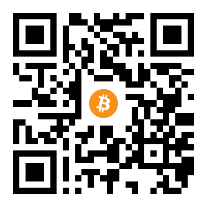 bitcoin:13DzCX7WPokgPhcijgyd4AMXJpq9o1GkMF black Bitcoin QR code