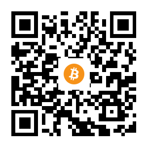 bitcoin:13EVAnkTXTkmkNhk191n4ZpBXS8zbx8w1o black Bitcoin QR code