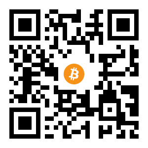 bitcoin:13EaTD6J1wB67v7TaFncFp5ER74nt3EBbz black Bitcoin QR code