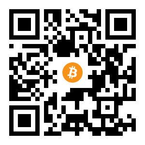 bitcoin:13EdMc4gWDjb7d3bz4XWZcdfJHiD2LNAzT black Bitcoin QR code
