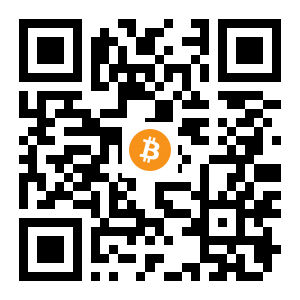 bitcoin:13GKLCnre2LiTAGF7xhMgKBwim7JUrmiZE black Bitcoin QR code