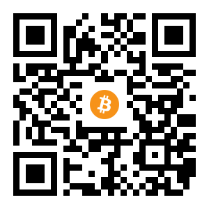 bitcoin:13GfSHHnacZfvxxfX1w5vdAwpVjgtC7KWi black Bitcoin QR code