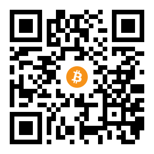 bitcoin:13Gr5g3ASEm92b3ufdg5KYGpgJCNgYdoKA black Bitcoin QR code