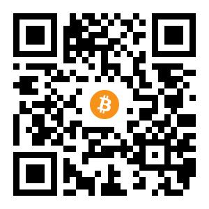 bitcoin:13HCCbz8CyDdEPNecXZCVCoTzBUbfpK4n1 black Bitcoin QR code