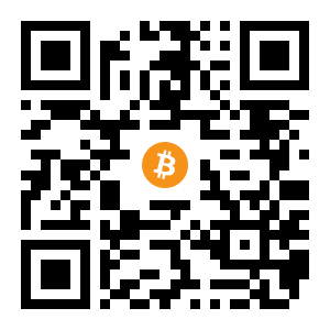 bitcoin:13JEGFpfLijF2dFYHxecWipiCJEWRYfyff black Bitcoin QR code