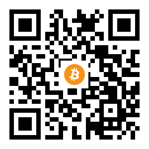 bitcoin:13JM5Vj98PTsbW67NhuZwG2CzT1Vg3xCas black Bitcoin QR code