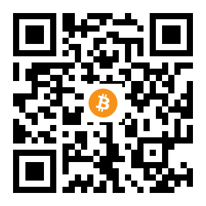bitcoin:13LvebHpHHuLM9u9HcZxgrUMow7Z7MrpYd black Bitcoin QR code