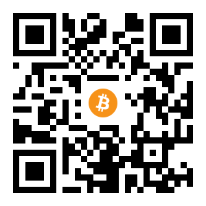 bitcoin:13M4B3me3dD9p4HysGwvP2g47YWfs93ekY black Bitcoin QR code