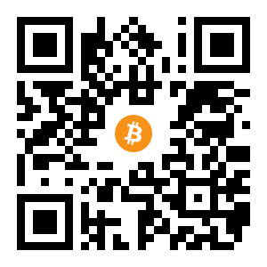 bitcoin:13Maj3ANxfvt8TUquua9cDW7Ccvt31tjAN black Bitcoin QR code