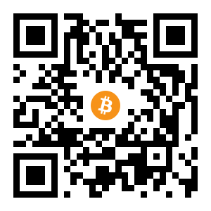 bitcoin:13Q1QvETLsthNXsTUQd7YGs3dcuwX32ywN black Bitcoin QR code
