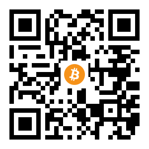 bitcoin:13QthZcYz8WzMZox16SgiqiU2LafezPnsq black Bitcoin QR code