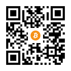 bitcoin:13QvLi5DCLF3APGcdpEFucCQu2D5Q32xBb black Bitcoin QR code