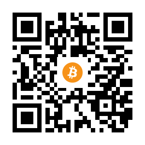 bitcoin:13SbRvndBv4q2hehnQDeZE8wAdWVtJTtah black Bitcoin QR code