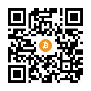bitcoin:13T9pn5yaGGjzEKUa5cchUbE2Cg7vnZhc7 black Bitcoin QR code
