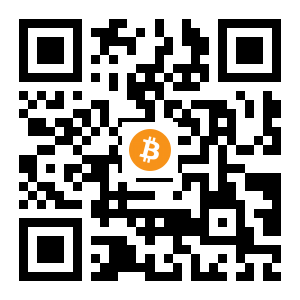 bitcoin:13TM7PLtf1Ujo9t9pk9RSyrv1ts119PNK5 black Bitcoin QR code
