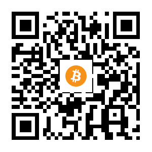 bitcoin:13Tyf2N8NVDW7yncoUhWAKMLfk5c1mrvvx black Bitcoin QR code