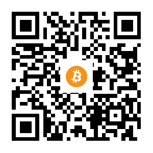 bitcoin:13UasboVPW4S4aKieUmACNVu8v7M1ca5HY black Bitcoin QR code