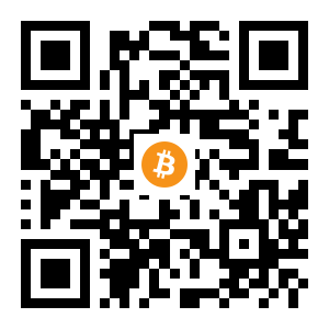 bitcoin:13VGZy53Yt9TLfBYBQsZaZonFjvc6KR1JX black Bitcoin QR code