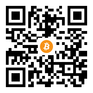 bitcoin:13WEsdaqne5WvqEeEd7e8B3EKCNm7zzrfZ black Bitcoin QR code