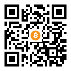 bitcoin:13WfwFS6PjAwifWiHGpVRmRDPut5e2tDvw black Bitcoin QR code