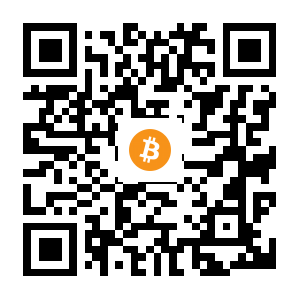 bitcoin:13Xp3BF2ctwyJ82r9GyQbNLzJMZvnapKEk black Bitcoin QR code