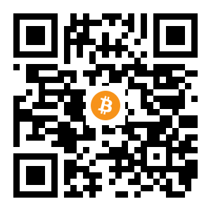 bitcoin:13YdcCrLWpeqqxs1s9o9sryWCaDynEA7Kn black Bitcoin QR code