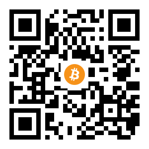 bitcoin:13adewR6a2hGPXd1ApfyPcPSziwgJ7QVaB black Bitcoin QR code